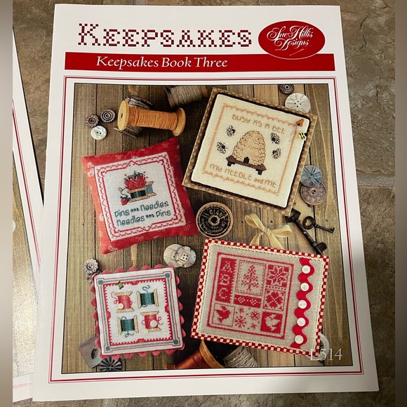 Keepsakes Books One, Two, and Three Cross Stitch charts by Sue Hillis Designs - Picture 4 of 5